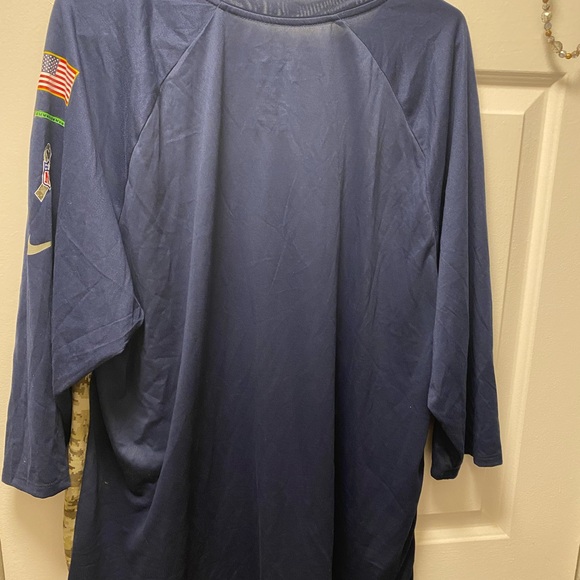 Nike Dri Fit T-shirt Women’s L Camo & Blue Seahawks Military Size XXL - Picture 8 of 12